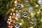 36/72 Pcs Christmas Glitter Ball Ornaments Tree Hanging Decor